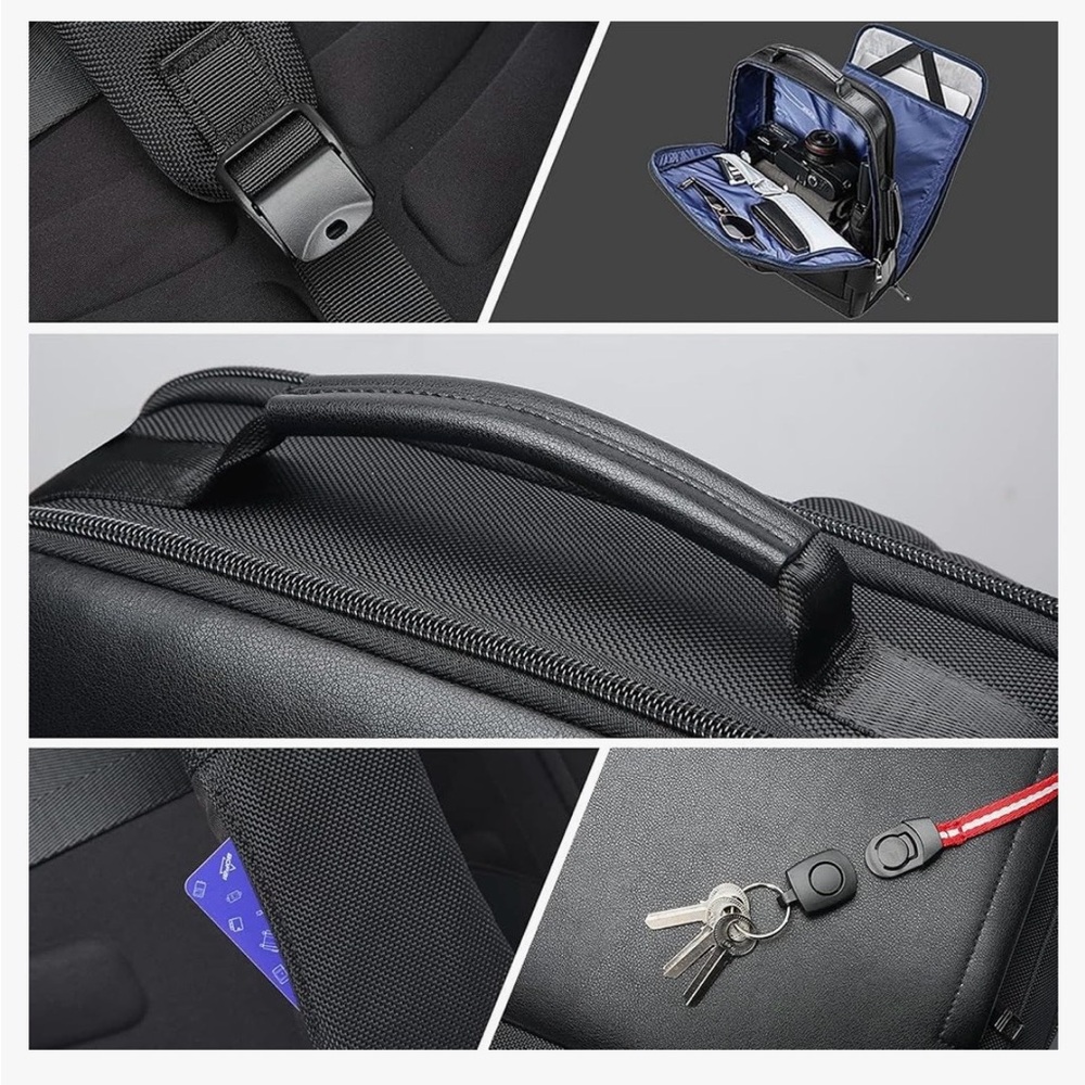 Black Antitheft Backpack New W/O Tags - image 8